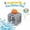 B, variant on Underwater Diving Pool Toys, Floating & Sinking Dive Treasure Game Set with Dive Cage, Ocean Themed Swim Training Play Kit for Bath Beach Lake Summer Outdoor Fun, Ideal Gift for Kids Teens