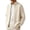 Beige, variant on Casual Cable Knit Cardigans for Men Zip Up Mock Neck Long Sleeve Outdoor Jacket