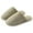 Green, variant on Women Men Comfortable Fleece Winter Slippers Warm Slip-on House Shoes Indoor Outdoor, Grey, 13/14 US