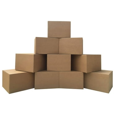 saney Brand Box Bundles: (10 Pack) X-Large Moving Boxes 23"x23"x16"