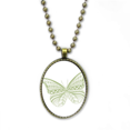 thumbnail image 1 of Luz verde mariposa Kite Collar Colgante de cadena vintage Colección de joyas colgantes Unbranded M, 1 of 3