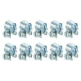 thumbnail image 1 of Unique Bargains 10Pack Mini Tuyau de Carburant Tuyau Pince, Réglable 7-9mm, Zingué, 1 of 5