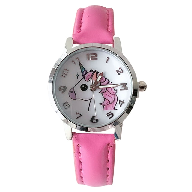 MasteelfCA 1Pc Cartoon Children Watch Lovely Wrist Watch Beautiful Toddler Watch for Girls
