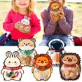 thumbnail image 4 of CNKOO 10Pcs Candy Bag Visible Window Animal Style Cute Little Hedgehog Shape Cookie Sealing Pouch Kitchen Gadget, 4 of 8