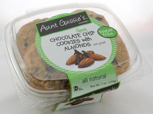 Aunt Gussies Biscotti Sf Spelt Chcchp Almnd 8 OZ (Pack of 8) by Aunt Gussie'S