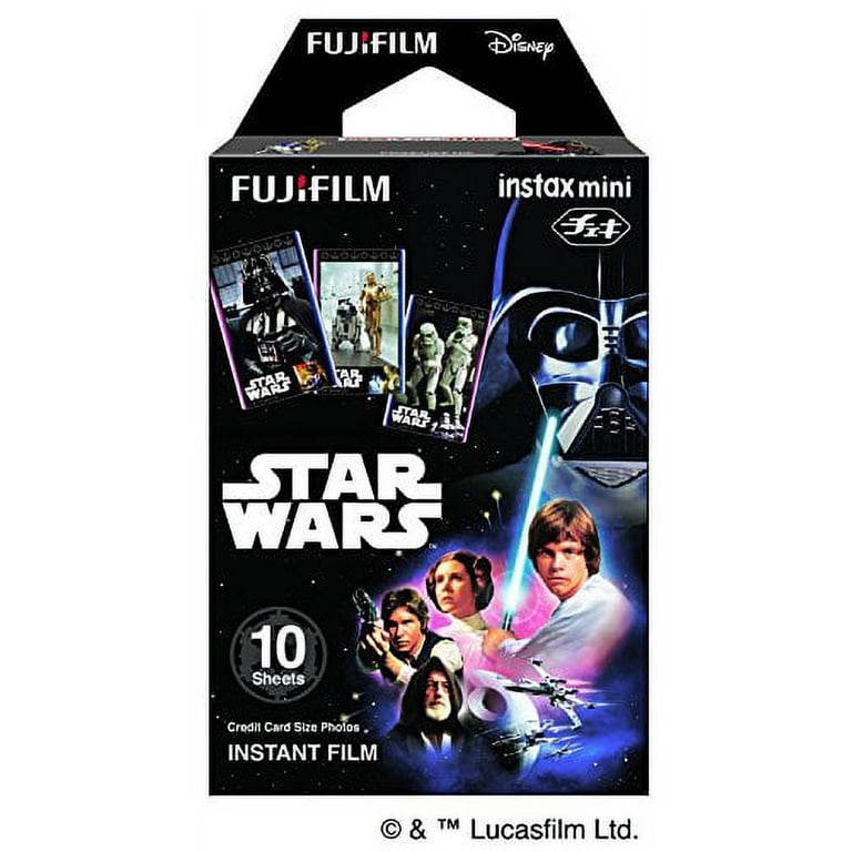 Fujifilm Instax Mini Instant Film, Star Wars Limited Edition, 10