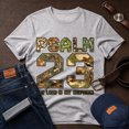 thumbnail image 4 of Jollimate Psalm 23 The Lord Is My Shepherd Shirt, Christian Men Camo Graphic Tee, Cool Retro Scripture Men's T-Shirt, 4 of 6