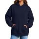 thumbnail image 3 of LLYWEY Sudadera con Capucha de Forro Polar Suave para Mujer, Estampado Sólido, Manga Larga, Tops de Otoño, Sudadera Casual, 3 of 6