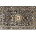 thumbnail image 1 of Ahgly Company Machine Washable Indoor Rectangle Traditional Burgundy Brown Area Rugs, 4' x 6', 1 of 7