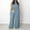 Light Blue, variant on Women's Summer Casual Jumpsuits Women Casual One-Piece Wide Leg Jumpsuits Athletic Halter Solid Rompers Loose Summer Formal Jumpsuit