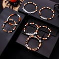 thumbnail image 3 of AEXTO Halloween Bracelets for Women Multi Color Beaded Stretch Bracelet Boo Witch Letter Stackable Bracelet Set Halloween Themed Party Favors for Costume Party Holiday Gift, 3 of 4