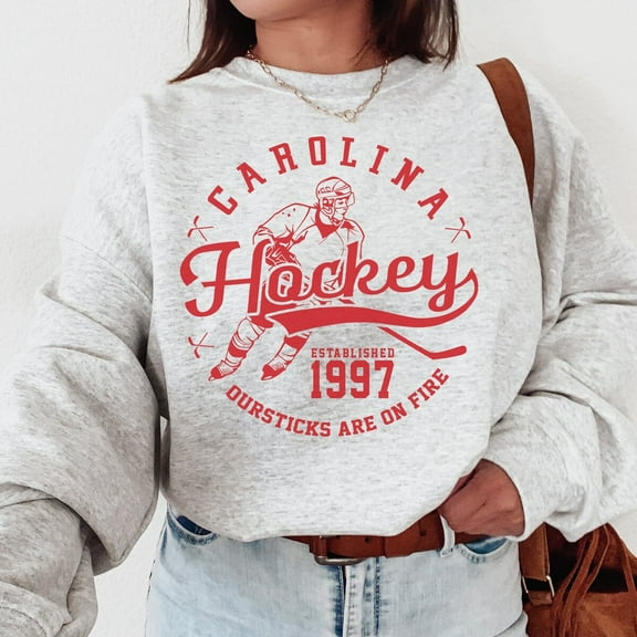 Carolina Hurricane Crewneck Sweatshirt , Carolina EST 1997, Hurricanes Sweater, Carolina Hockey, Hurricanes