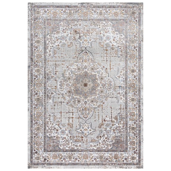 Rizzy Rugs Westchester Area Rug WES855 Transitional Ivory/Multi, 7' 8" x 9' 10", Gray/Multi