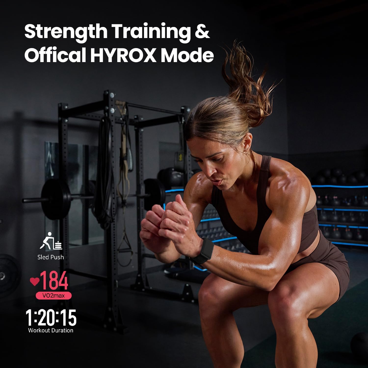 Amazfit Helio Strap Fitness Tracker with 27 Sport Modes, Blue photo 7