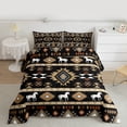 thumbnail image 2 of Castle Fairy Teenagers Tribal Aztec Twin Comforter Sets,Western Horse Bedding Set, 2 of 8