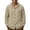 Khaki, variant on Dagugfen Cotton Button down Shirts for Men Hoodie Long Sleeve Lightweight Vacation Beach Breathable Shirts