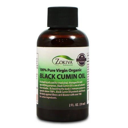 Black Cumin Seed Oil, Cold Pressed, Virgin Organic, 2 fl. oz. (Best Organic Black Cumin Seed Oil)