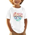 thumbnail image 1 of Chandails pour Filles Coupe Ajustée T-Shirts Graphiques Fille Tenues d'Été Filles Chandails 4T, 1 of 5