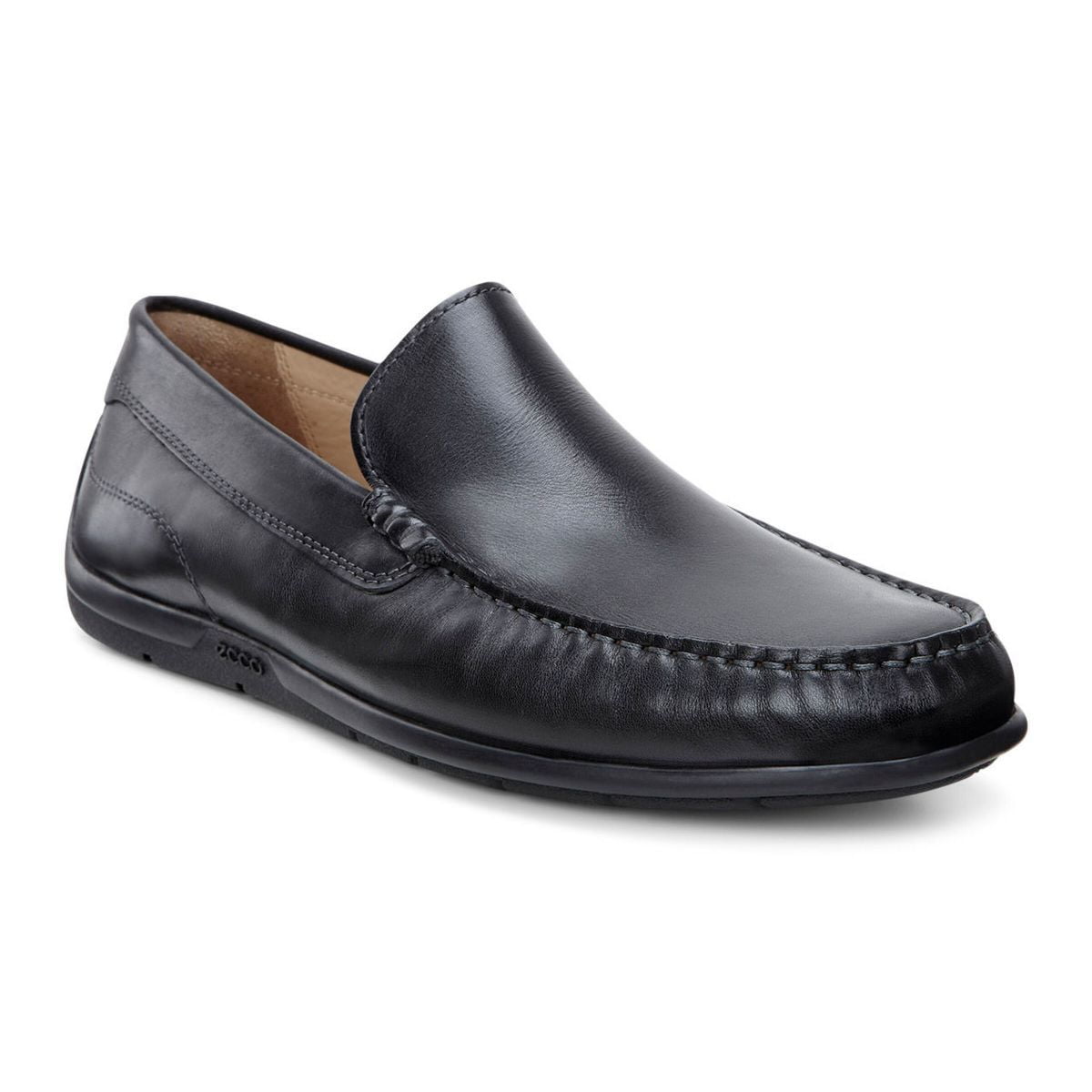 ECCO CLASSIC MOC 2.0 SLIP ON DRIVING STYLE BLACK LEATHER LOAFERS SIZE 41 ECCO® Moccasin - Shop Online Now main image 3