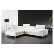 J&M Furniture Nila Premium Leather Sectional In Left Facing Chaise