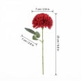 thumbnail image 3 of 1PC Artificial Pompom Chrysanthemum Flowers, Lifelike Fake Mum Ball Blooms with Green Leaves, for Home Decor Living Room Table Centerpieces Office Shelf Wedding Bouquet Floral Arrangements, 3 of 7