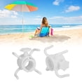 thumbnail image 4 of Beach Umbrella Hook Hanger, Umbrella Hook Tool Free Installation Strong  For Hat For Sunglasse White, 4 of 8