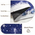 thumbnail image 6 of Rectangle Area Rugs 3 x 5 Ft, Navy Blue Christmas Non-Slip Residential Carpet, Xmas Tree Snowflake Winter Abstract Indoor Crawling Mats Runner Rugs for Living Room/Dining Room/Bedroom, 6 of 8