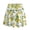 Lemons Pattern, variant on HELLHERO Cherry Blossom Pattern 2 Side Pockets Tennis Skirt, Built-in Shorts Soft Polyester Spandex Blend Athletic Skorts for Yoga Daily Wear Golf