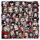 thumbnail image 1 of Pegatinas de vinilo, 50 unidades por lote, con diseño de vampiros, impermeables, estilo anime, 5-7 c, 1 of 3