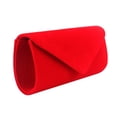 thumbnail image 1 of Women Evening Clutch Purse Velvet Handbag Detachable Chain Strap Wedding Party Elegant Accessory, 1 of 3