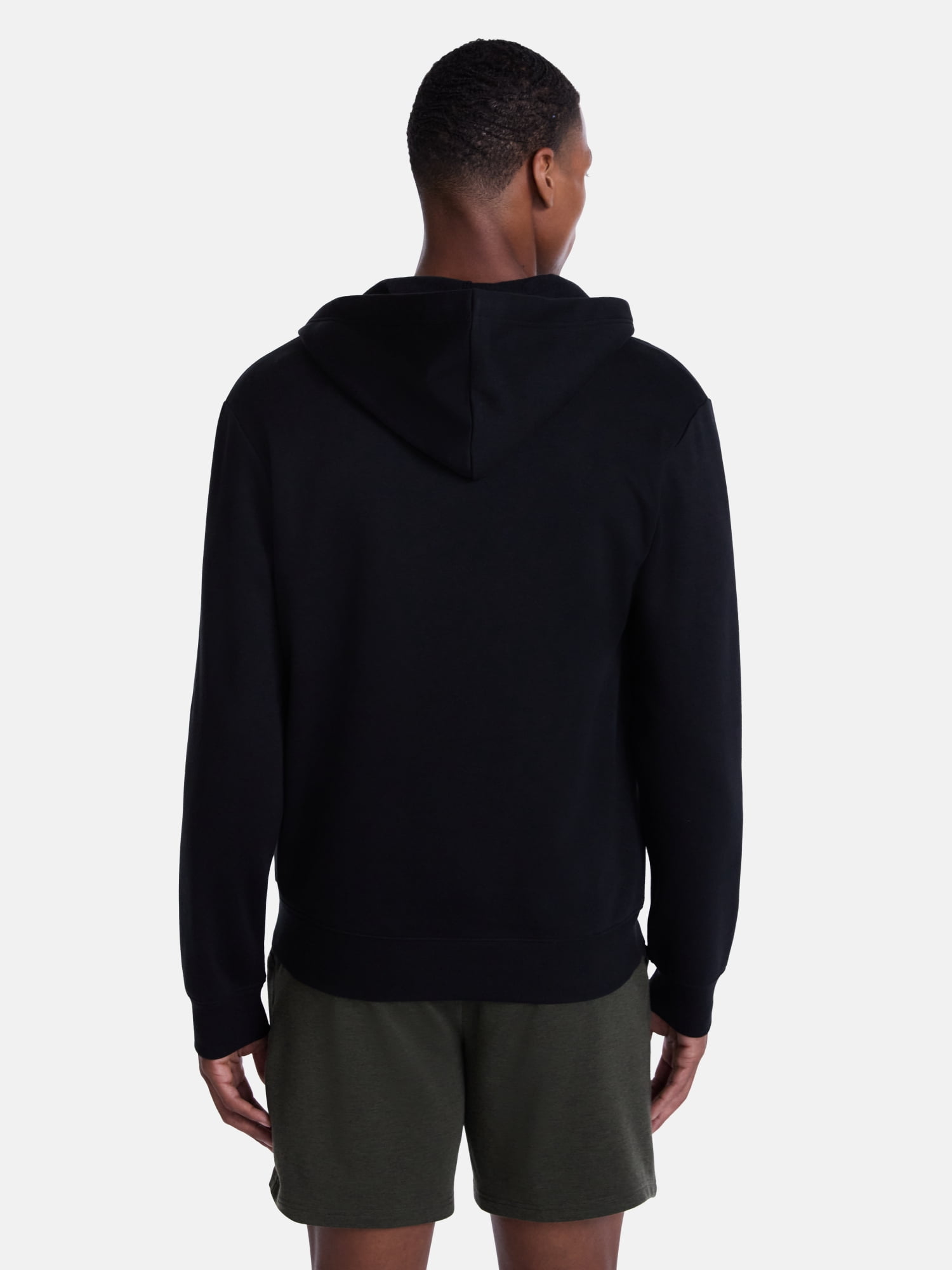 Athletic Works Men's and Big Men's Zip Up Fleece Hoodie Sweatshirt, Sizes XS-4XLT