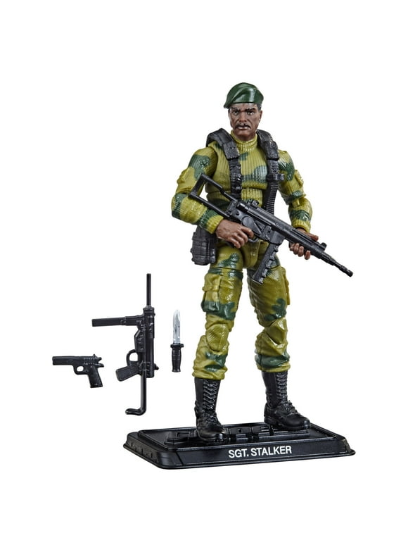 G.I. Joe: Retro Collection Lonzo Stalker Wilkinson Kids Toy Action Figure for Boys and Girls Ages 4 5 6 7 8 and Up (3.75)