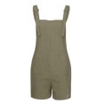 thumbnail image 7 of YOTMKGDO Jumpsuits for Women Women's Jumpsuits Rompers for Women Casual Suspender Shorts Solid Color Overalls with Pockets Pants, Sizes S-XL, 7 of 7