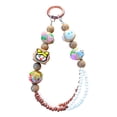 thumbnail image 1 of Llavero con dije de perla, llavero con dije de perla, cadena tipo brazalete para Marrón, 1 of 9