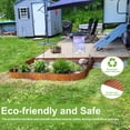 thumbnail image 4 of Vinci Metal Landscape Edging Border, 6 Inch x 40 FT Corrugated Steel Garden Edging with Rolled Safety Edges, Flexible Lawn & Flower Bed Edging for Yard, Multiple Sizes & Colors (Rusted), 4 of 7