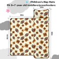thumbnail image 5 of Football Number Beige Pattern Teens Toddler Nap Mat with Pillow, Sleeping Mat Bag for Preschool Daycare 60"x20", 5 of 6