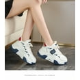 thumbnail image 3 of Korean Style PU Chunky Sneakers (7.5, MultiBeige), 3 of 8
