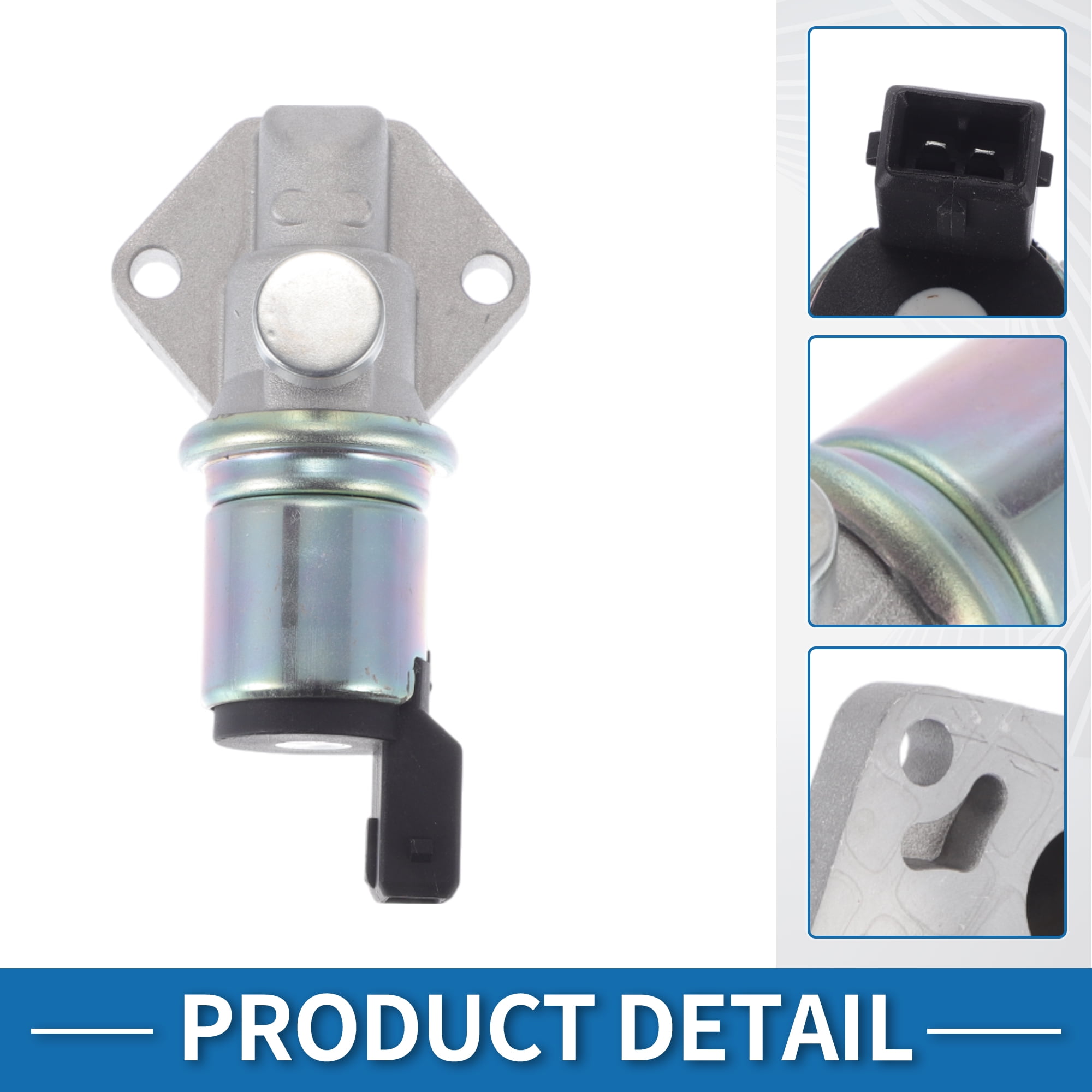 Unique Bargains Car Idle Air Control Valve for Ford Fiesta IV 1995-2002 Replace No.95BF9F715AC IACV Idle Motor Idle Air Control Valve for Stable Engine Operation