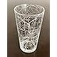 thumbnail image 3 of 16 oz Pint Beer Glass Urban City Map Atlanta Georgia, 3 of 3