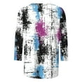thumbnail image 4 of FNFYFH Women's 3/4 Length Sleeve Top Business Casual Blouses Summer Tees Shirts 2026 Fashion Tunic Tops, 4 of 6
