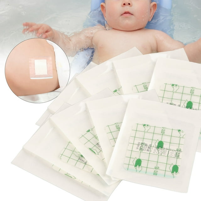 Pegatina del Ombligo de Bebés, Parche de Cordón Umbilical de Natación, Cómodo No Irritante Para La Piel Impermable Para El Binado Infantil Natación