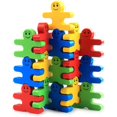 thumbnail image 2 of 16 bloques de construcción apilables de madera para niños, juguetes de juego apilable para niños Bloques de construcción de equilibrio de animales Montessori Bloques de construcción altos apilables e, 2 of 5