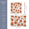 thumbnail image 3 of Dailycode Light Switch Plate Covers 3 Gang Wall Plate Plastics Outlet Covers for Kitchen Home Office Decor Orange Flowers, 3 of 8