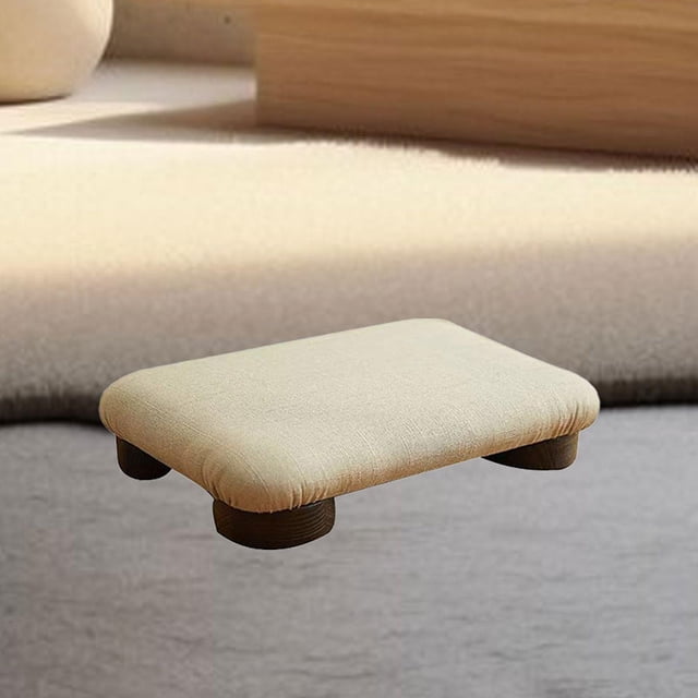 Elodie Foot Rest Floor Seating Chair Padded Footstool for Shoe Changing Office Desk 48cmx35cmx8cm
