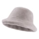 thumbnail image 3 of Sombrero de pescador de invierno para mujer, ideal para caminar, pescar, ir de compras al libre, regalo de cumpleaños gris, 3 of 8