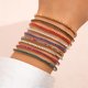 thumbnail image 5 of Pulsera ajustable con diamantes completos, popular europeo y americano, circonita redonda de 4mm, cristal de una sola fila para mujer, 5 of 5