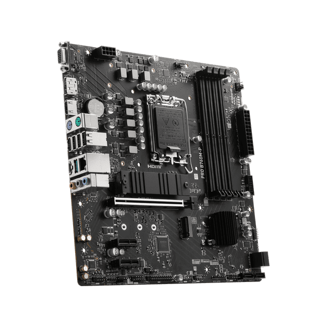 MSI B760M-P Gaming Desktop Motherboard - Intel B760 Chipset - Socket LGA-1700 - Micro ATX (prob760m-p)
