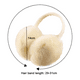thumbnail image 2 of Fashional,Simplicity Unisex Warm Faux Furry Invierno Al Aire Libre Orejeras Plegable, 2 of 5
