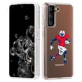 thumbnail image 1 of TalkingCase Slim Phone Case Compatible for Samsung Galaxy S21 5G, S30,(Not S21+,S21 Ultra),Rugby Player Run Print,Lightweight,Flexible,Soft, USA, 1 of 7