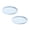 Blue*2, variant on 1 Pcs Round Plastic Plate, Serving Tray, Serving Tray For Indoor Plastic Fast Tray for Kitchen, Dessert,Salad,Appetizer, Small Dinner Plates, Microwave & Dishwasher Safe, Scratch Resistant 10"
